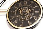 NEU! Wanduhr Elegance mit Zahnräder Gold/Schwarz 89 cm Durchmesser